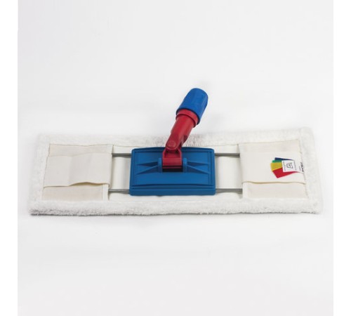 Насадка МОП плоская для швабры/держателя 50 см, уши/карманы (ТИП У/К), микрофибра, LAIMA EXPERT, 605312