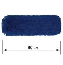 Насадка МОП плоская 80 см для швабры-рамки, карманы, СУХАЯ УБОРКА, акрил, LAIMA EXPERT, 605321