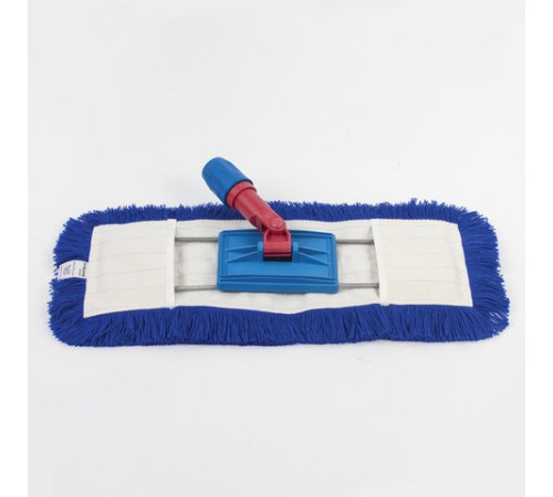 Насадка МОП плоская 80 см для швабры-рамки, карманы, СУХАЯ УБОРКА, акрил, LAIMA EXPERT, 605321