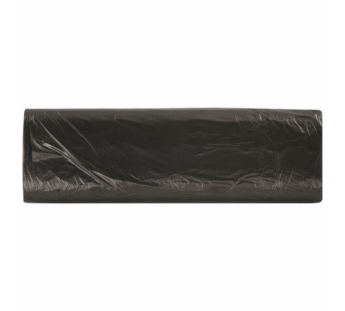 Мешки для мусора 60 л черные в рулоне 20 шт., ПНД 5 мкм, 57х65 см, ЛЮБАША эконом, 605331