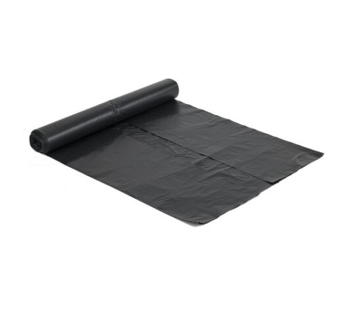 Мешки для мусора 120 л, черные, в рулоне 10 шт., особо прочные, ПВД 40 мкм, 70х110 см, LAIMA, 605341