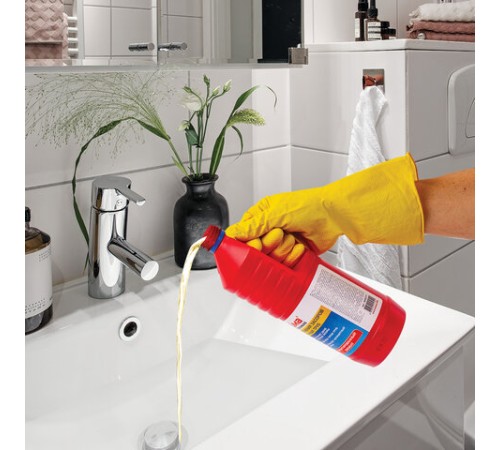 Средство для прочистки канализационных труб 1 л ТРУБОЧИСТ (тип КРОТ), LAIMA PROFESSIONAL, 605377