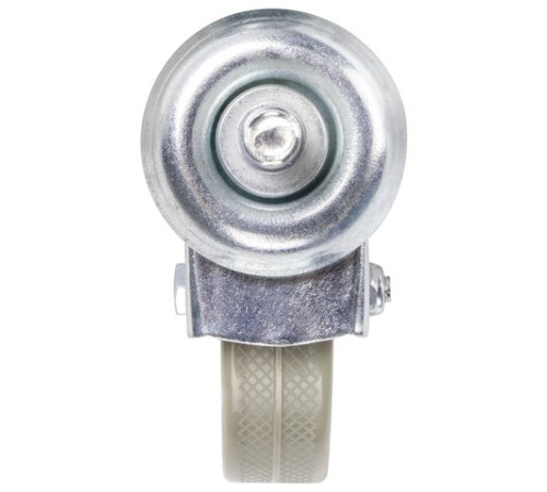 Колеса для уборочной тележки с штоком с резьбой, диаметр 75 мм, КОМПЛЕКТ 4 штуки, BRABIX, 605380