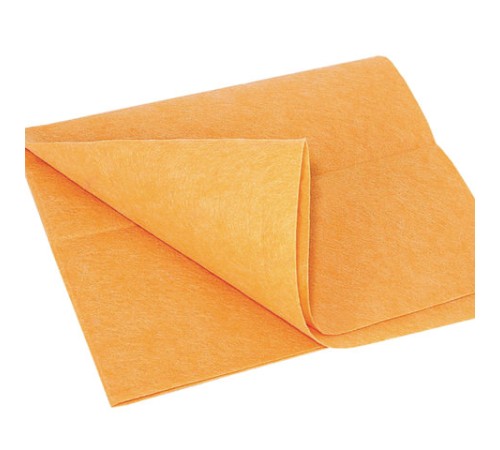 Тряпка ВИСКОЗНАЯ универсальная STANDART, 50х60 см, 160 г/м2, ПЛОТНАЯ, оранжевая, LAIMA, К4117, 605486