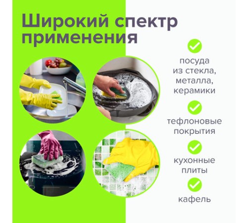 Губки для посуды 9,5х6,5х2 см, КОМПЛЕКТ 2 шт., ЦЕЛЛЮЛОЗНЫЕ (губчатые) с АБРАЗИВОМ, LAIMA К1106, 605487