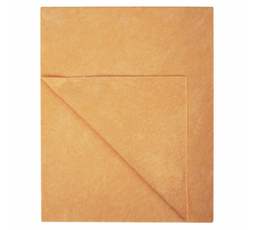 Тряпка ВИСКОЗНАЯ универсальная STANDART, 50х60 см, 120 г/м2, оранжевая, ЛЮБАША, К4118, 605498