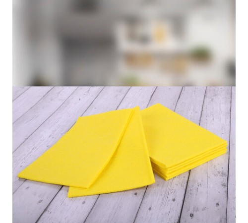 Салфетки ВИСКОЗНЫЕ универсальные STANDART, 25х38 см, КОМПЛЕКТ 7 шт., 90 г/м2, 