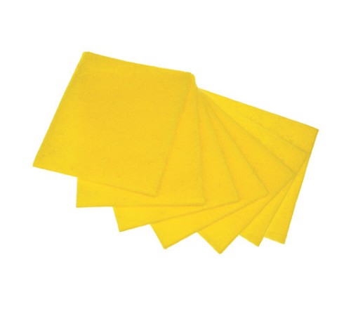 Салфетки ВИСКОЗНЫЕ универсальные STANDART, 25х38 см, КОМПЛЕКТ 7 шт., 90 г/м2, 