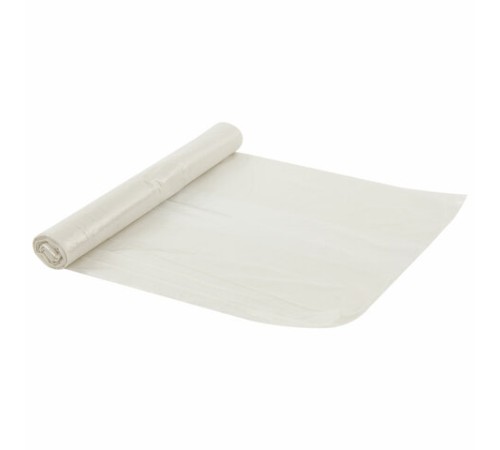 Мешки для мусора 120 л, прозрачные, в рулоне 10 шт., ПВД 25 мкм, 67х100 см, LAIMA, 605540