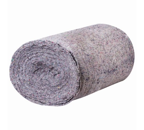 Полотно ХПП холстопрошивное ПЛОТНОЕ серое, 0,75х50 м, 180(±10) г/м2, шаг 2,5 мм, LAIMA Стандарт, 605541