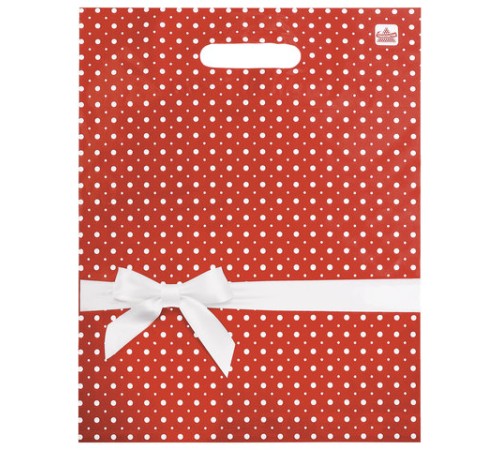 Пакет с вырубной ручкой ПВД, 40х31 см, 