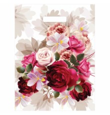 Пакет с вырубной ручкой ПВД, 40х31 см, 