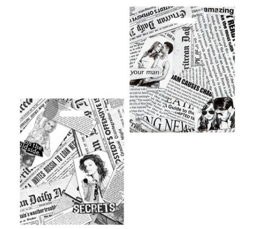 Пакет с вырубной ручкой ПВД, 45х38 см, 