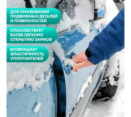 Смазка силиконовая 400 мл GRASS SILICONE, применение в офисе, быту, производстве, аэрозоль, 110206