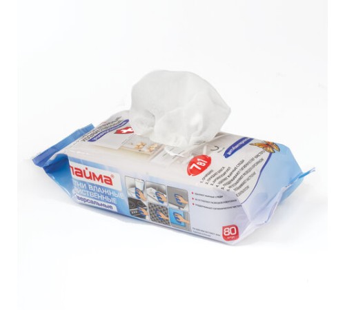 Салфетки влажные хозяйственные LAIMA 