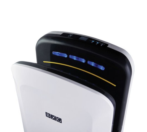 Сушилка для рук BXG-JET-7200, 1650 Вт, ультрафиолет, погружного типа, время сушки 10 секунд, пластик, белая