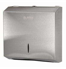 Диспенсер для полотенец LAIMA PROFESSIONAL INOX, (Система H2) Z-сложения, нержавеющая сталь, матовый, 605694