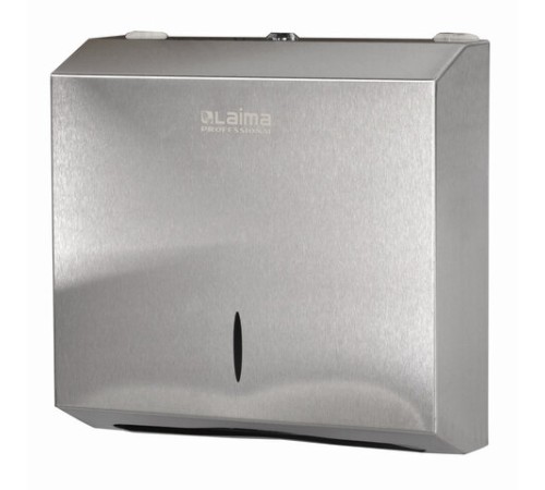 Диспенсер для полотенец LAIMA PROFESSIONAL INOX, (Система H2) Z-сложения, нержавеющая сталь, матовый, 605694