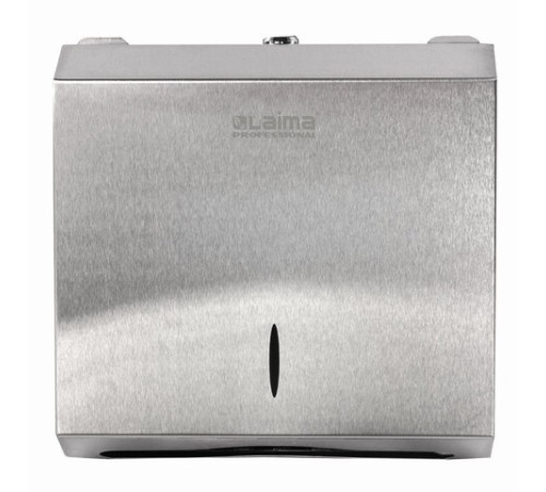 Диспенсер для полотенец LAIMA PROFESSIONAL INOX, (Система H2) Z-сложения, нержавеющая сталь, матовый, 605694