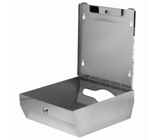 Диспенсер для полотенец LAIMA PROFESSIONAL INOX, (Система H2) Z-сложения, нержавеющая сталь, зеркальный, 605695