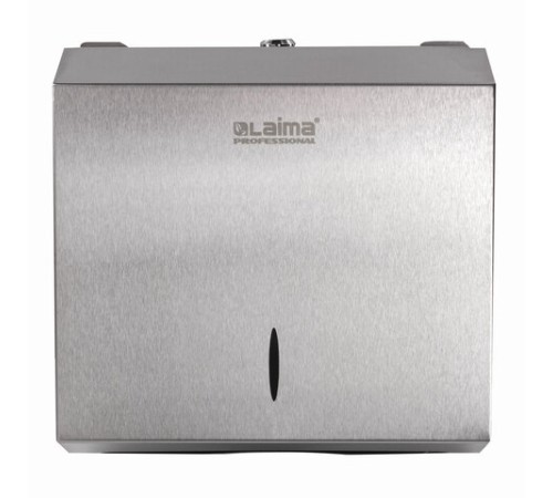 Диспенсер для полотенец LAIMA PROFESSIONAL INOX, (Система H3) V-сложения, нержавеющая сталь, матовый, 605696