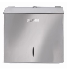 Диспенсер для полотенец LAIMA PROFESSIONAL INOX, (Система H3) V-сложения, нержавеющая сталь, зеркальный, 605697