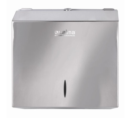 Диспенсер для полотенец LAIMA PROFESSIONAL INOX, (Система H3) V-сложения, нержавеющая сталь, зеркальный, 605697