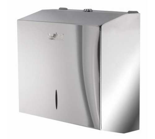 Диспенсер для полотенец LAIMA PROFESSIONAL INOX, (Система H3) V-сложения, нержавеющая сталь, зеркальный, 605697
