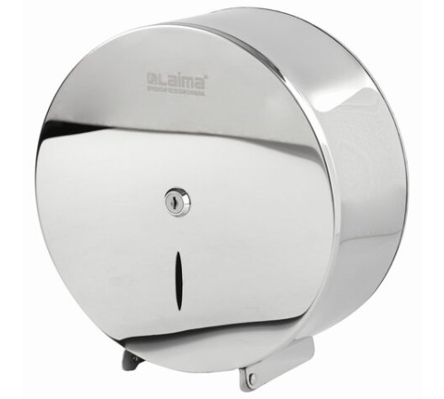 Диспенсер для туалетной бумаги LAIMA PROFESSIONAL INOX, (Система T2) малый, нержавеющая сталь, зеркальный, 605699