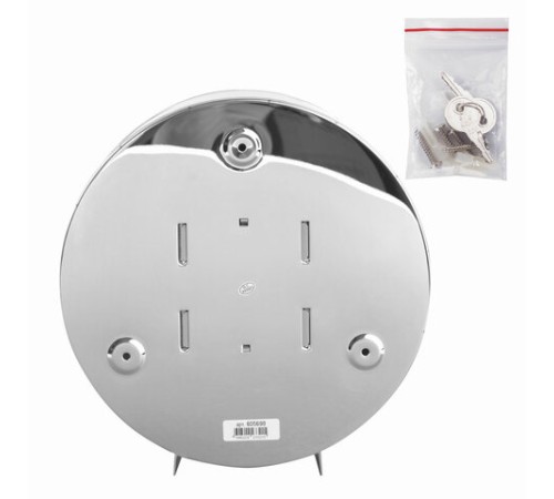 Диспенсер для туалетной бумаги LAIMA PROFESSIONAL INOX, (Система T2) малый, нержавеющая сталь, зеркальный, 605699