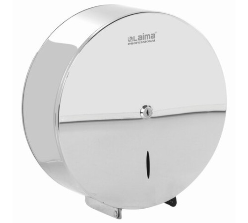 Диспенсер для туалетной бумаги LAIMA PROFESSIONAL INOX, (Система T1) БОЛЬШОЙ, нержавеющая сталь, зеркальный, 605701