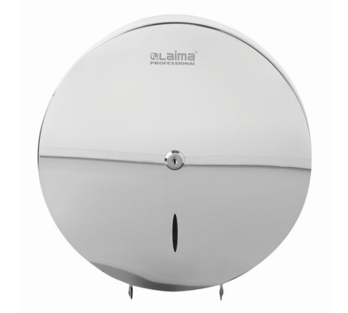 Диспенсер для туалетной бумаги LAIMA PROFESSIONAL INOX, (Система T1) БОЛЬШОЙ, нержавеющая сталь, зеркальный, 605701