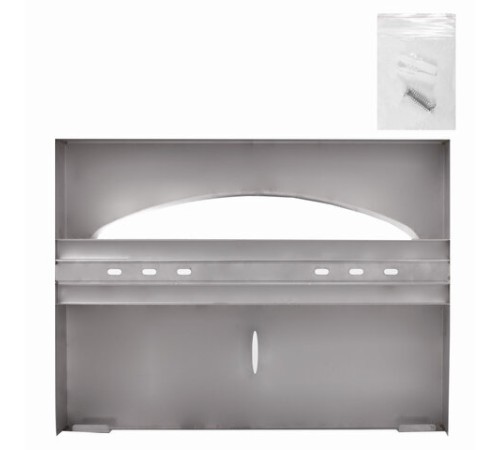 Диспенсер для покрытий на унитаз LAIMA PROFESSIONAL INOX, (V1) 1/2, нержавеющая сталь, матовый, 605702