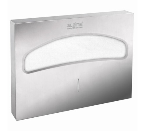 Диспенсер для покрытий на унитаз LAIMA PROFESSIONAL INOX, (V1) 1/2, нержавеющая сталь, матовый, 605702
