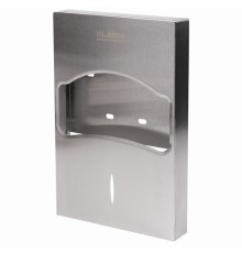 Диспенсер для покрытий на унитаз LAIMA PROFESSIONAL INOX, 1/4 сложения, нержавеющая сталь, матовый, 605704