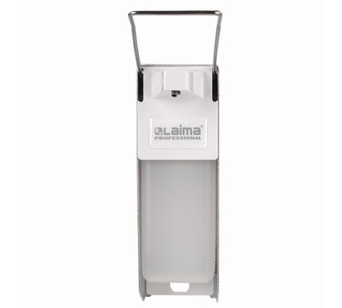 Дозатор локтевой для жидкого мыла и геля-антисептика, с еврофлаконом 1 л, LAIMA, металлический, 605706