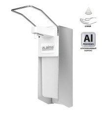 Дозатор локтевой для антисептика и дезинфицирующих средств, с еврофлаконом 1 л, LAIMA, металл, 605707