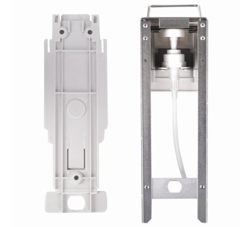 Дозатор локтевой для антисептика и дезинфицирующих средств, с еврофлаконом 1 л, LAIMA, металл, 605707