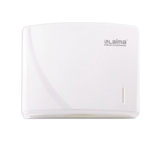 Диспенсер для полотенец LAIMA PROFESSIONAL ORIGINAL (Система H2), Z-сложения, белый, ABS-пластик, 605759