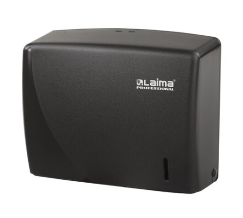 Диспенсер для полотенец LAIMA PROFESSIONAL ORIGINAL (Система H2), Z-сложения, черный, ABS-пластик, 605760