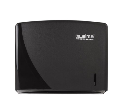 Диспенсер для полотенец LAIMA PROFESSIONAL ORIGINAL (Система H2), Z-сложения, черный, ABS-пластик, 605760
