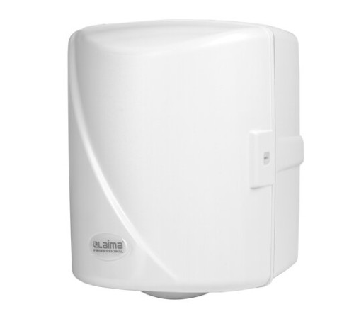 Диспенсер для полотенец с центральной вытяжкой LAIMA PROFESSIONAL ORIGINAL (Система М1/M2), белый, ABS-пластик, 605763