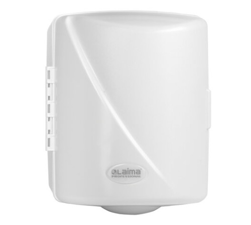 Диспенсер для полотенец с центральной вытяжкой LAIMA PROFESSIONAL ORIGINAL (Система М1/M2), белый, ABS-пластик, 605763