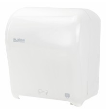 Диспенсер для полотенец в рулонах LAIMA PROFESSIONAL ORIGINAL (Система H1), механический, с автоотрезом листа, ABS-пластик, 605764