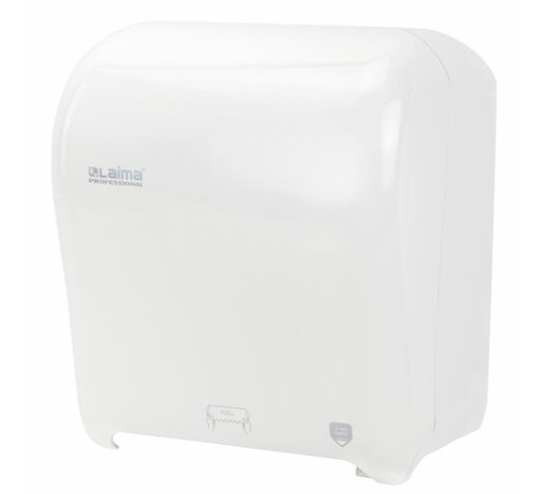 Диспенсер для полотенец в рулонах LAIMA PROFESSIONAL ORIGINAL (Система H1), механический, с автоотрезом листа, ABS-пластик, 605764