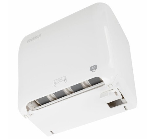 Диспенсер для полотенец в рулонах LAIMA PROFESSIONAL ORIGINAL (Система H1), механический, с автоотрезом листа, ABS-пластик, 605764