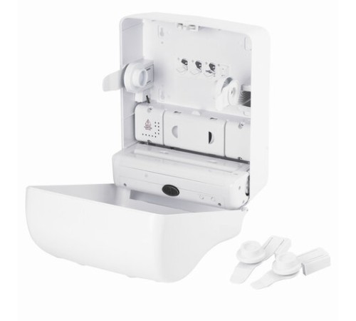 Диспенсер для полотенец в рулонах LAIMA PROFESSIONAL ORIGINAL (Система H1), СЕНСОРНЫЙ, белый, ABS-пластик, 605765