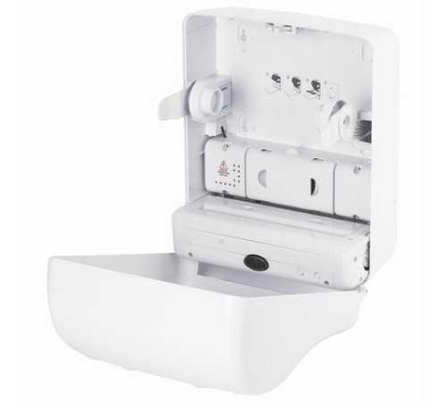 Диспенсер для полотенец в рулонах LAIMA PROFESSIONAL ORIGINAL (Система H1), СЕНСОРНЫЙ, белый, ABS-пластик, 605765