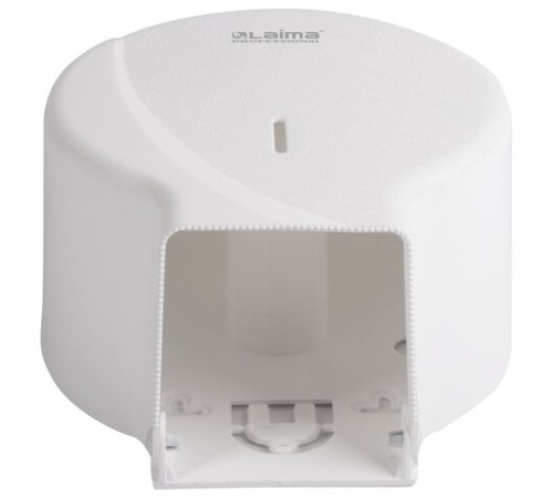 Диспенсер для туалетной бумаги LAIMA PROFESSIONAL ORIGINAL (Система T2), малый, белый, ABS, 605766