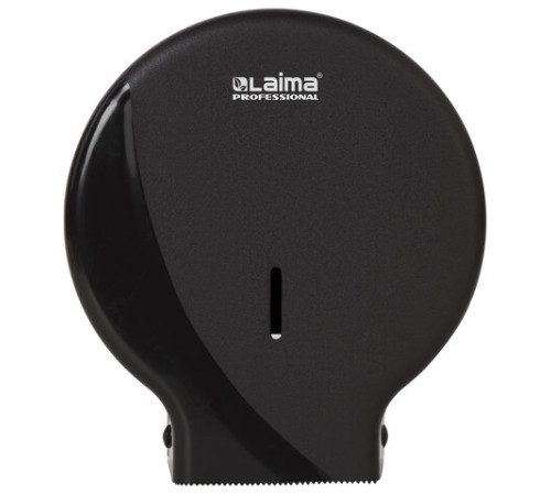 Диспенсер для туалетной бумаги LAIMA PROFESSIONAL ORIGINAL (Система T2), малый, черный, ABS-пластик, 605767